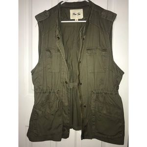 Olive Green Vest